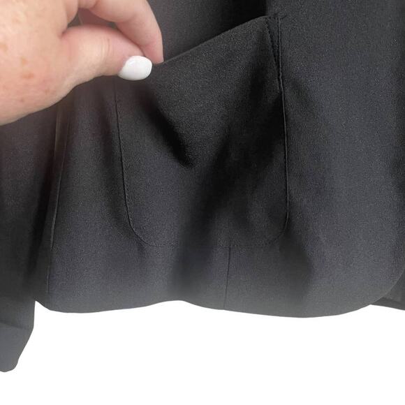 Eric + Lani Women Blazer Jacket S Black Button Closure Career Officewear Event - Picture 6 of 9